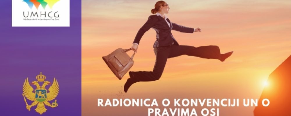 JAVNI POZIV ZA RADIONICU O KONVENCIJI UN O PRAVIMA OSOBA S INVALIDITETOM