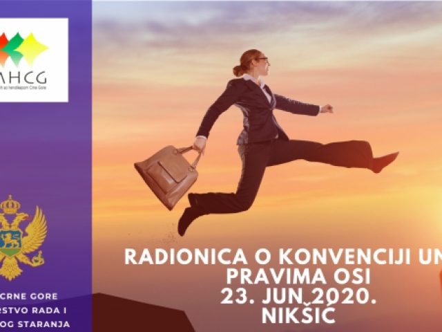 JAVNI POZIV ZA RADIONICU O KONVENCIJI UN O PRAVIMA OSOBA S INVALIDITETOM