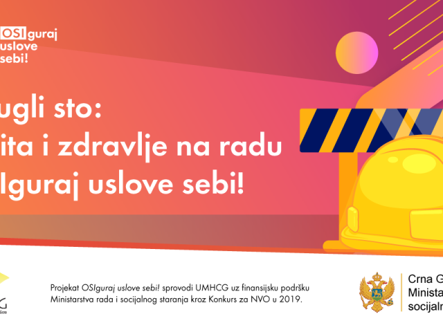 NAJAVA ZA OKRUGLI STO: ZAŠTITA I ZDRAVLJE NA RADU OSOBA S INVALIDITETOM