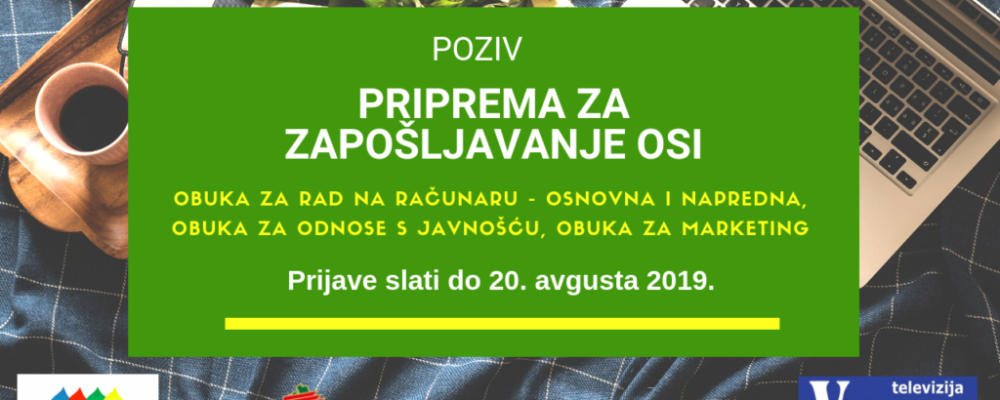 JAVNI POZIV ZA OSOBE S INVALIDITETOM ZA UČEŠĆE NA PROJEKTU PRESS TO WORK – KLIKNI I PRO(RADI)!