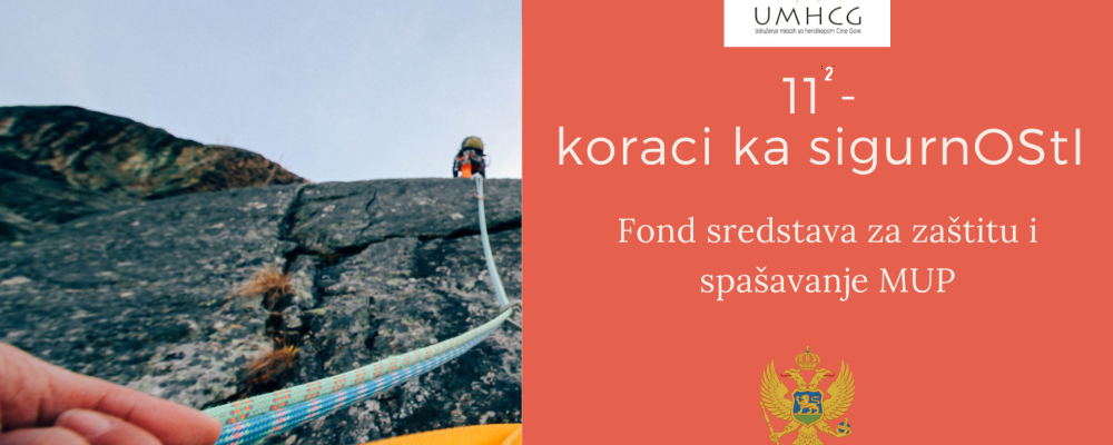 NAJAVA: UMHCG započinje realizaciju projekta 11²- koraci ka sigurnOStI
