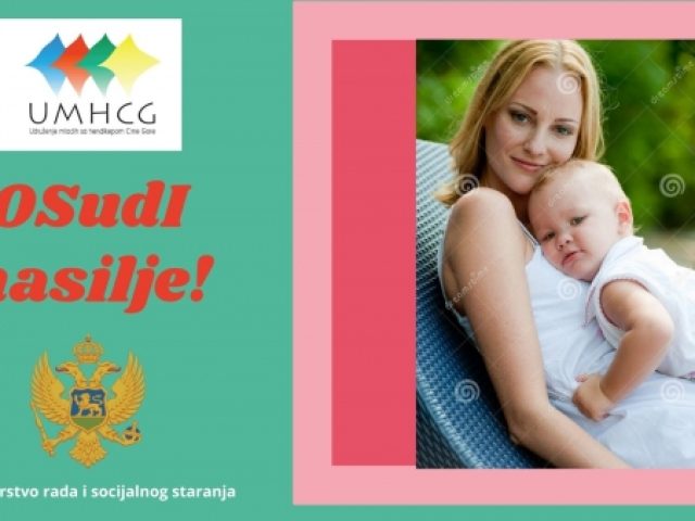 NAJAVA: UMHCG započinje realizaciju projekta “OSudI nasilje!”
