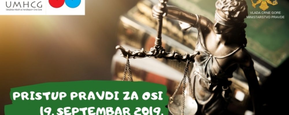 NAJAVA: Konferencija “Pristup pravdi za OSI”