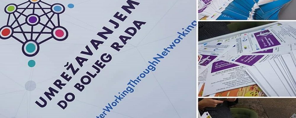 U okviru projekta Umrežavanjem do boljeg rada UMHCG organizovalo info štand u Nikšiću