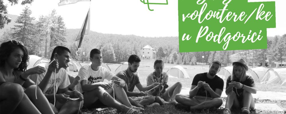 Aktivna zona: Poziv za volontere/ke u Podgorici